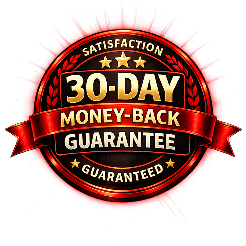 TubeMagic 30-day money-back guarantee badge