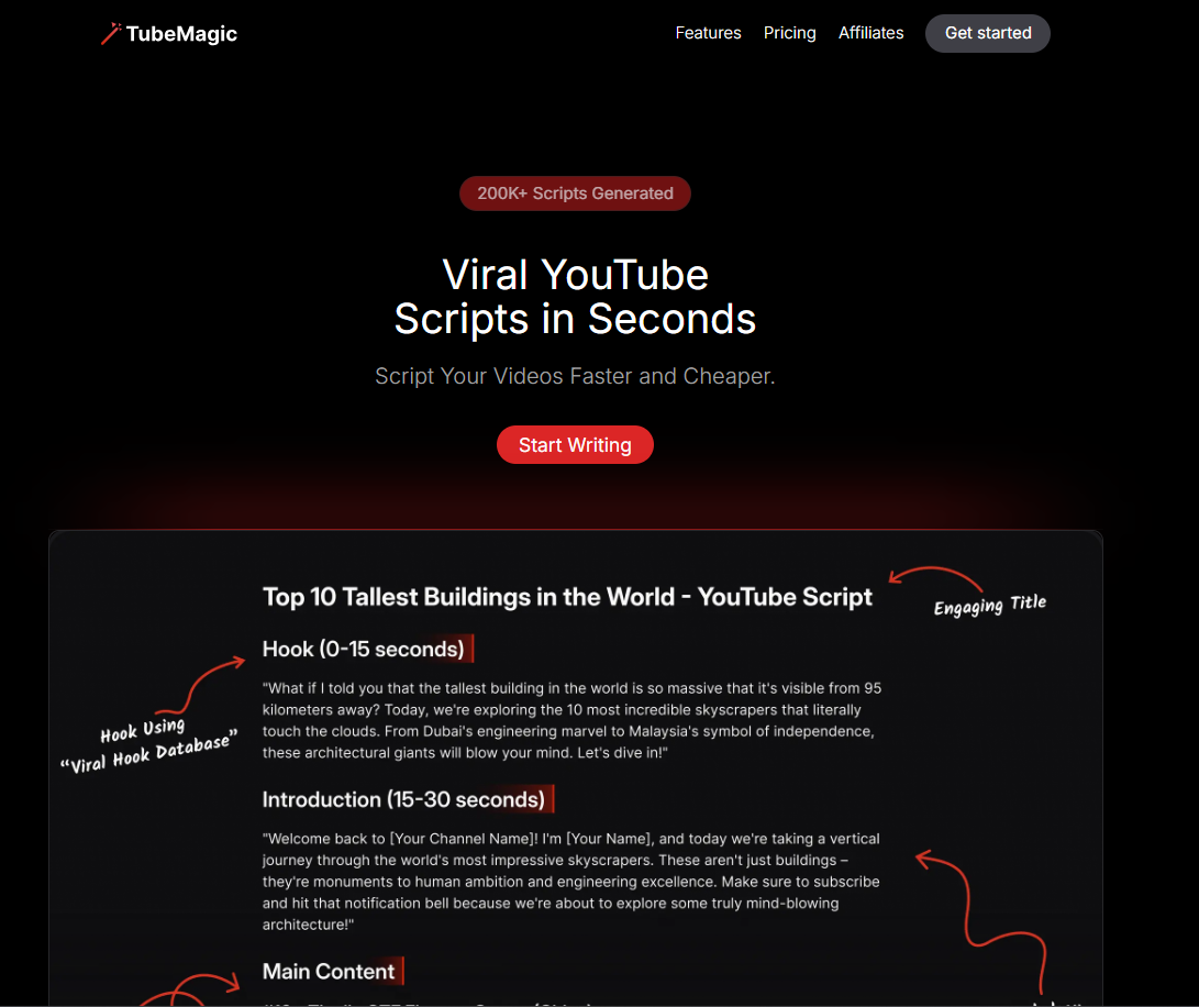TubeMagic official website purchase page